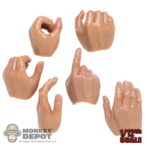 Hands: DiD 1/12th Mens Hand Set (DL4495)