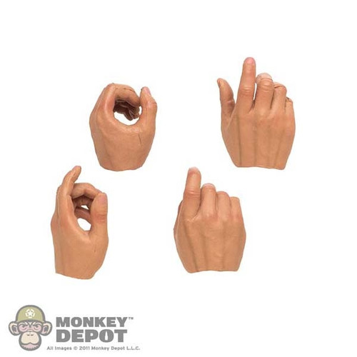 Hands: DiD Mens 4 Piece Hand Set (DL4668)