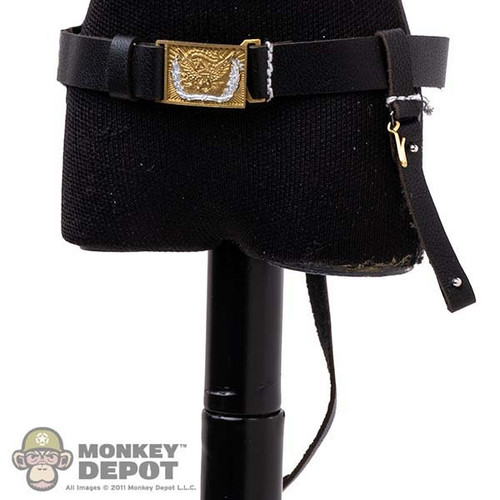 Belt: DiD Mens Black Leather Belt (DL5128)