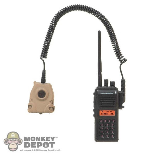 Radio: DamToys Black VX Radio w/PTT (DML4359)