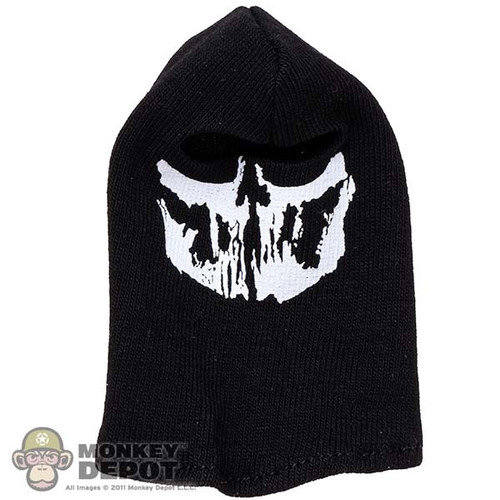Mask: DamToys Mens Black Skull Balaclava (DML4807)