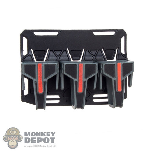 Holster: Easy & Simple Gear Retention Track & Mag Holders (Ammo Not Included) (ESL1116)