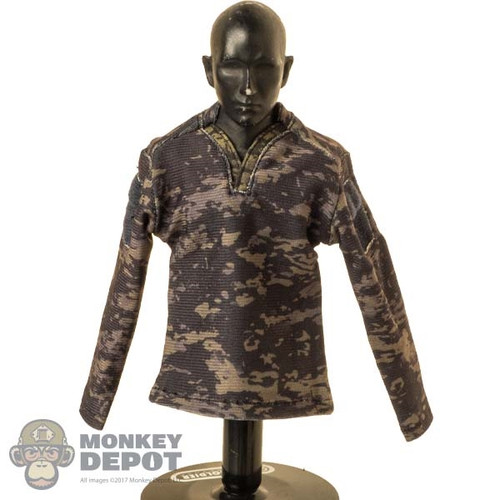 Shirt: Easy Simple Mens Boss Rugby Shirt (Camo) (ESL2769)
