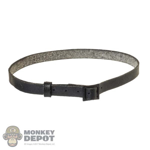 Belt: Hot Toys Mens Black Leather-Like Belt (HT4966)