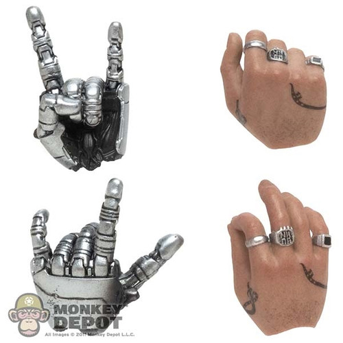 Hands: Hot Toys Cyberpunk 2077 Johnny Silverhand Hand Set (HT5044)