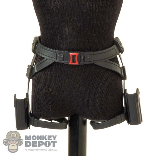 Belt: Hot Toys Black Widow Molded Belt w/Leg Holsters (READ NOTES) (HT5056)