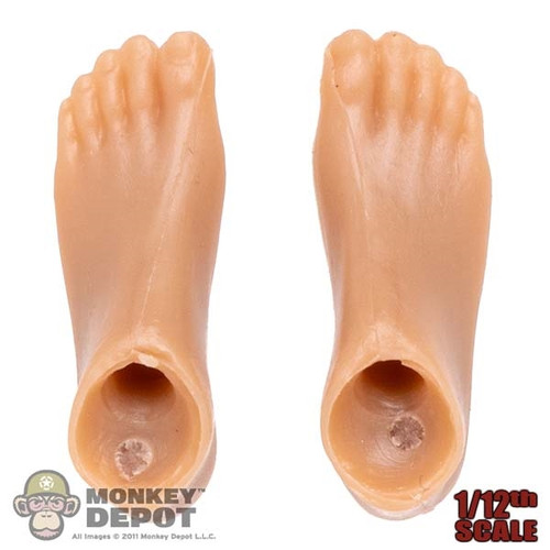 Feet: 86 Toys 1/12 Female Flat Feet (T86L0013)