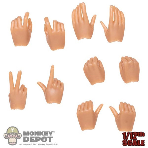 Hands: 86 Toys 1/12 Female Hand Set (T86L0016)