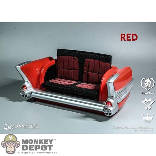 PREORDER Display: DamToys Poker Kingdom Hearts 7 Car Sofa (Red or Black) (DAM-GK029)