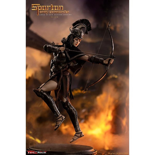 Boxed Figure: TBLeague Spartan Army Commander Black (PL2022-189B)