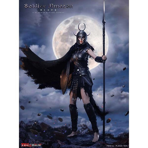 Boxed Figure: TBLeague Soldier Amazon  Black (PL2022-190A)