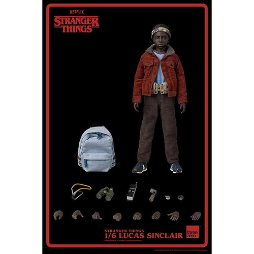 Boxed Figure: ThreeZero Stranger Things Lucas Sinclair (911434)