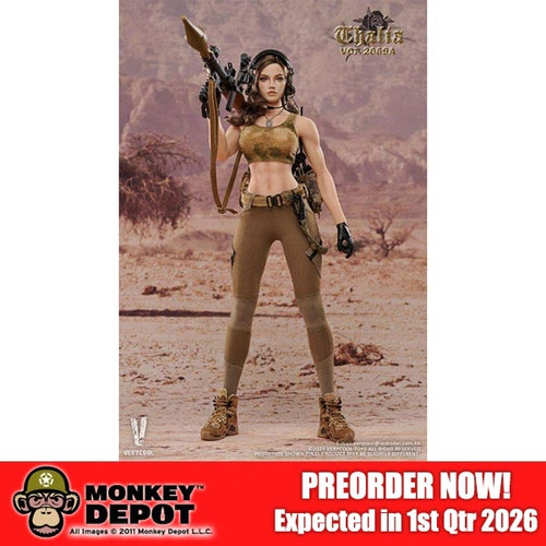 PREORDER Boxed Figure: Very Cool Desert Female Soldier Thalia (Blonde or Brunette) (VCF-2069)