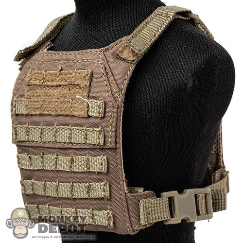 Vest: Easy Simple Brown Minimalist Plate Carrier