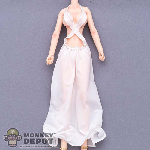 Dress: TBLeague White Halter Style Dress