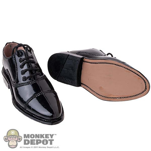 Shoes: 3R Mens Shiny Black Dress Shoes