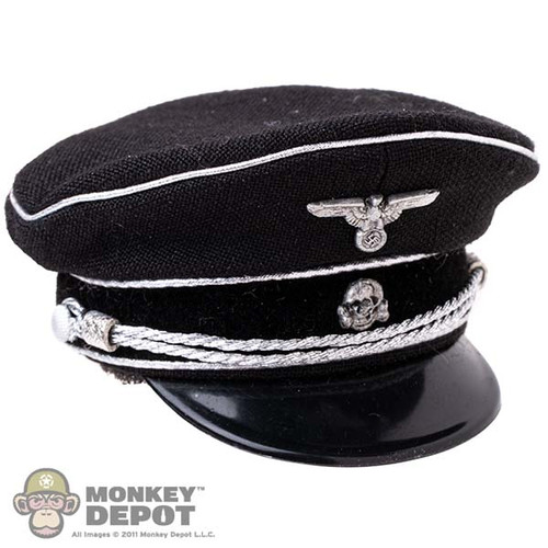 Cap: 3R WWII General SS Officer Visor Cap