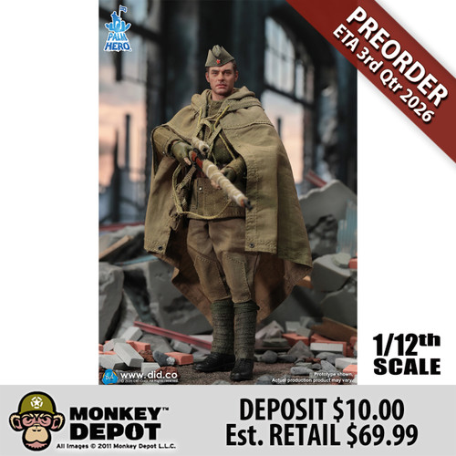 DiD 1/12 WWII Russian Sniper Vasily Zaitsev (XR80037) - Preorder Deposit