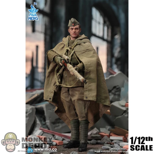 DiD 1/12 WWII Russian Sniper Vasily Zaitsev (XR80037)