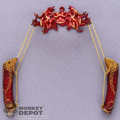 Belt: TBLeague Red Belt w/ Chain-slung Quivers