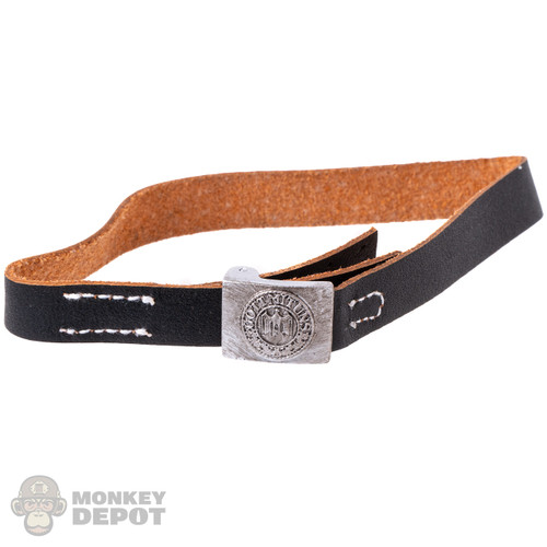 Belt: DiD WWII German Heer Black Leather Belt