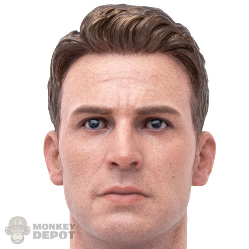 Head: Hot Toys Captain America Chris Evans Head