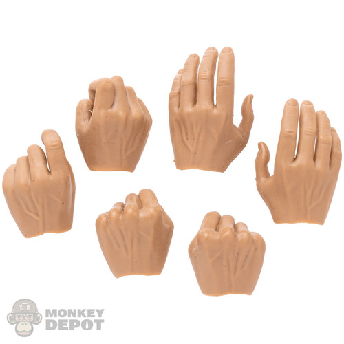 Hands: 101 Toys Mens 6 Pc Hand Set