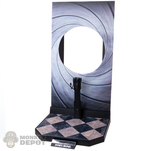 Display: Hot Toys James Bond 007 Figure Stand w/ Backdrop