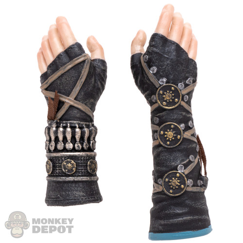 Hands: Nine Craftsman Female Gloved Relaxed Hands