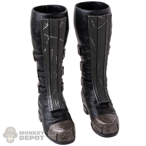 Shoes: Hot Toys Metallic Armored Boots