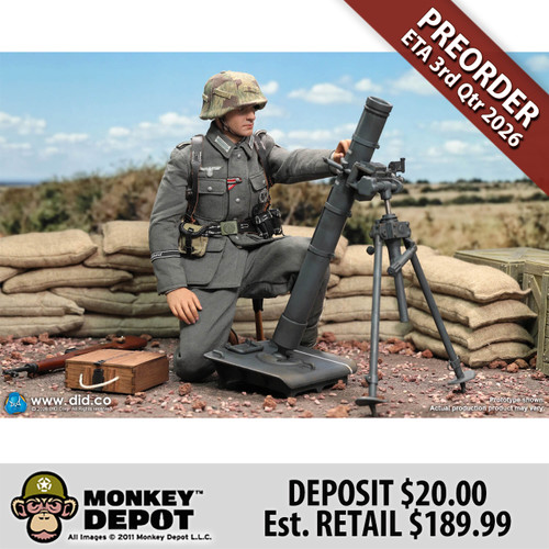 DiD German GD Infantry Mortarman – Bruno (D80195) - Preorder Deposit