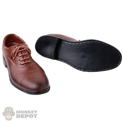Shoes: QO Toys Brown Oxford Shoes