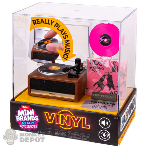 Boxed Set: ZURU Mini Brands Vinyl Record Player Set