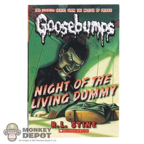 Book: Mini Brands Goosebumps Night of the Living Dummy - Glow In The Dark Cover