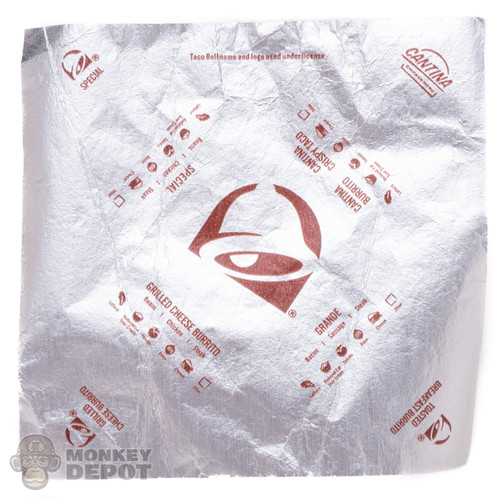 Paper: Miniverse Taco Bell Burrito Wrapper