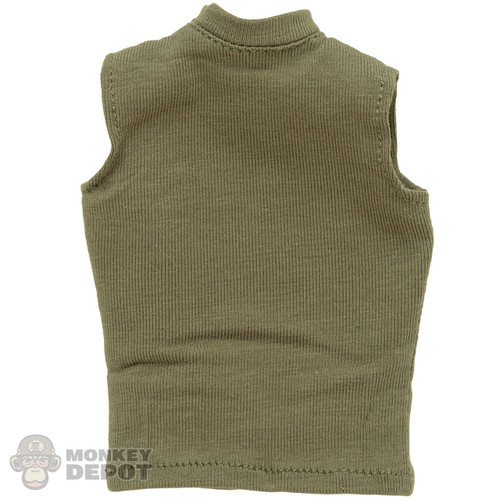 Shirt: Facepool Green Sleeveless T-Shirt