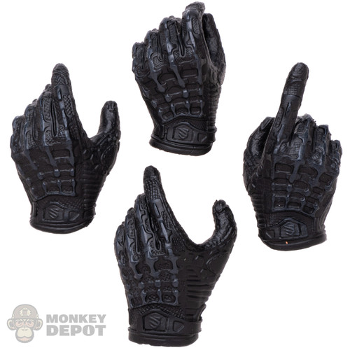 Hands: Easy & Simple Fury Prime GT Tactical Black Gloved Hand Set