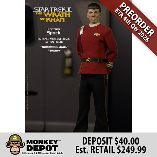 EXO-6 Captain Spock (Kobayashi Maru Version) (EXO-01-030E) - Preorder Deposit