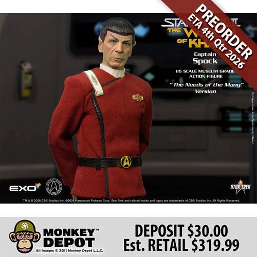 EXO-6 Captain Spock (Needs of the Many Version) (EXO-01-030S) - Preorder Deposit