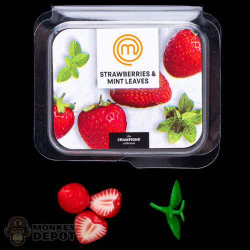 Food: Mini Brands Master Chef Strawberries & Mint Leaves