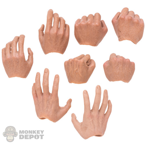 Hands: HY Toys 8 Pc Male Hand Set