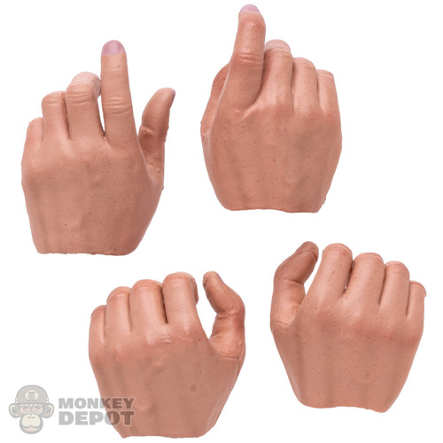 Hands: DiD 4 Pc Male Hand Set