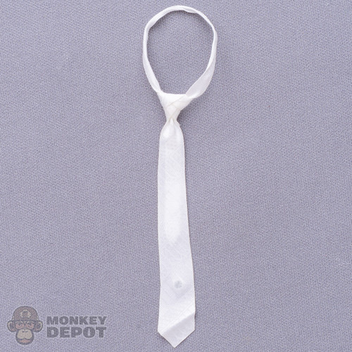 Tie: Hot Toys White Tie w/ Magnet