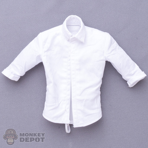 Shirt: Hot Toys White Dress Shirt w/ Rolled Sleeves