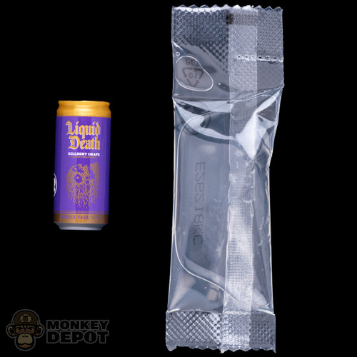 Food: Miniverse Liquid Death Killbert Grape Drink