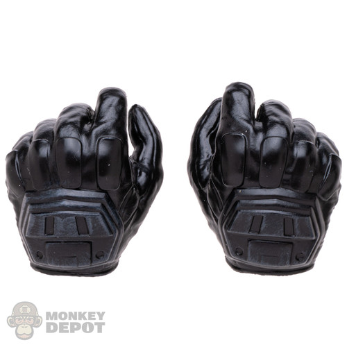 Hands: Hot Toys Black Gloved Light Saber Grip Hands