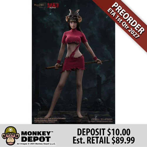 Mojoy Studio Red Slender Girlish Figure (MJ-AF02-02H) - Preorder Deposit