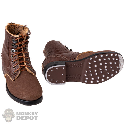 Shoes: DiD Brown Leather Ankle Boots
