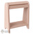 K-Bro Wood Texture Horse Saddle Stand in Tan