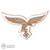 Insignia: 3R WWII German White and Gold Breast Eagle